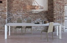 Bontempi Genio uitschuifbare tafel keramiek calacatta